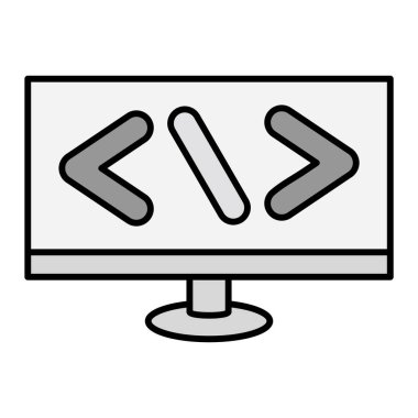 Web Geliştirme simgesi. vektör illüstrasyonu