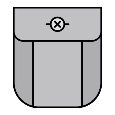 Modern b 'nin vektör illüstrasyonu eksik simgesi