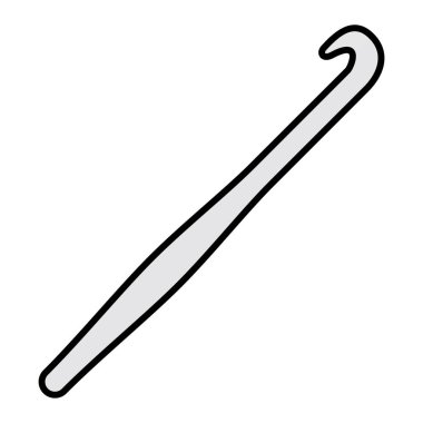 Çizgi film modern b 'nin vektör çizimi eksik simgesi