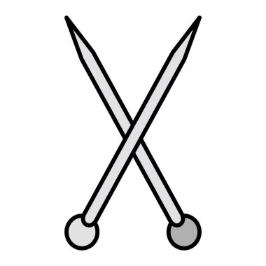 Çapraz kılıç ikonu. ağ için kılıç vektör simgelerinin özet çizimi