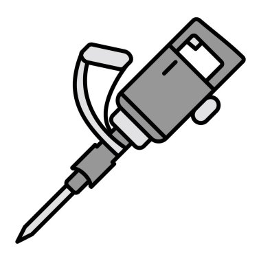 Bir tornavidanın vektör çizimi