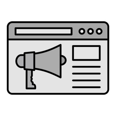 seo modern simgesinin vektör illüstrasyonu