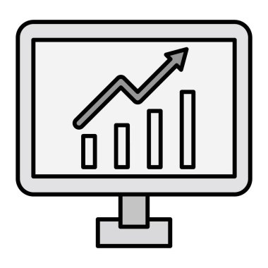 seo modern simgesinin vektör illüstrasyonu