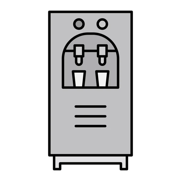 Water Dispenser Vector Line Icon — Stockvector