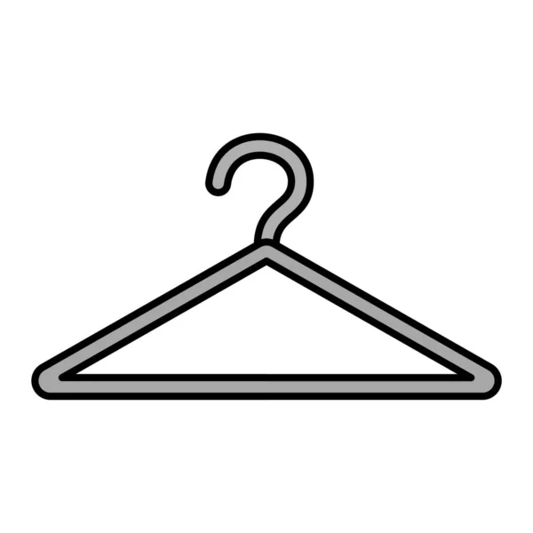 Kleiderbügel Symbol Vektorillustration — Stockvektor