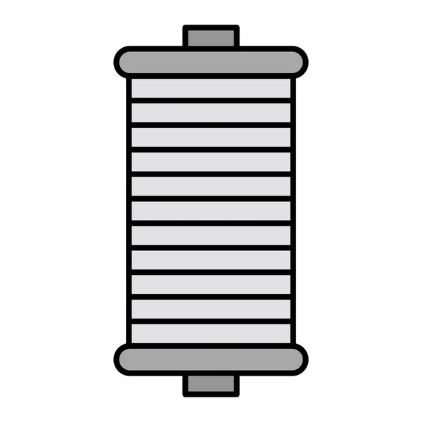 Ilustração Vetorial Ícone Carretel — Vetor de Stock