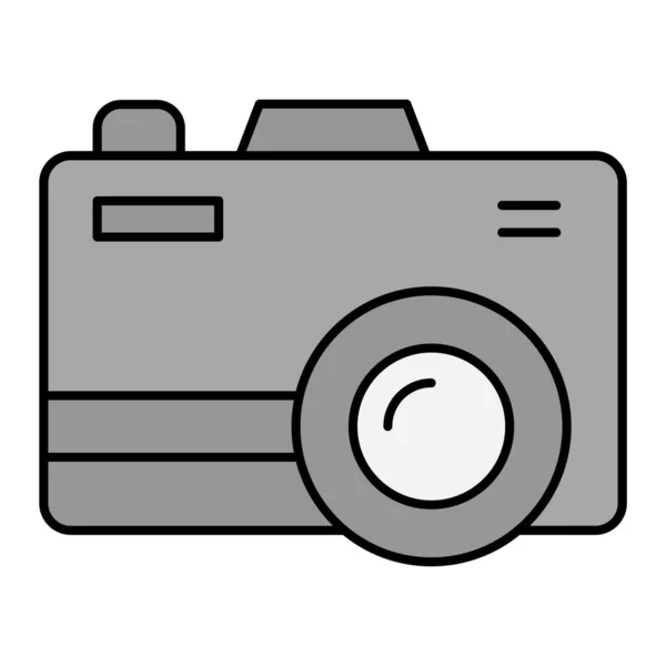 写真カメラ ウェブアイコンベクトル図 — ストックベクタ