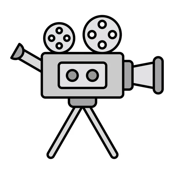 Дизайн Векторной Иллюстрации Видеокамеры — стоковый вектор