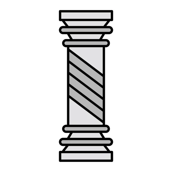 Vector Illustration Pillar Icon — 스톡 벡터