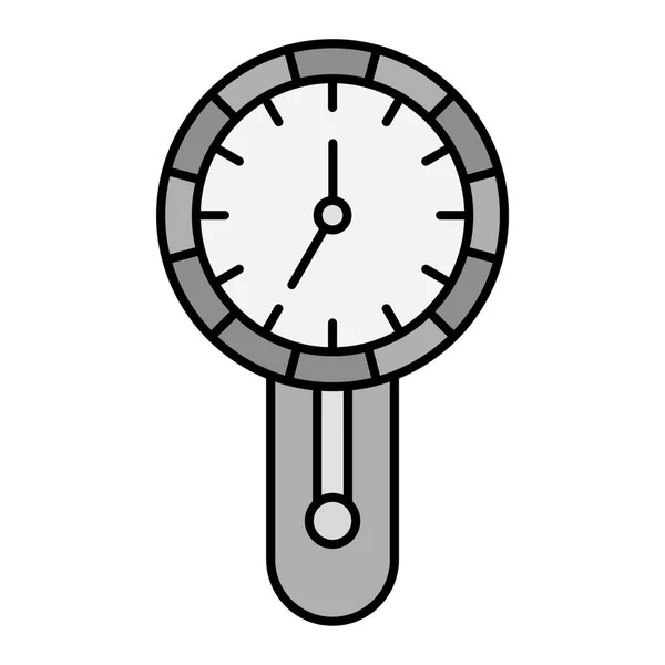 Vintage Clock Icon Vector Illustration — 스톡 벡터