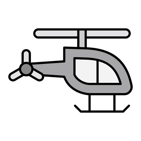 Spielzeug Hubschrauber Symbol Vektor Illustration — Stockvektor