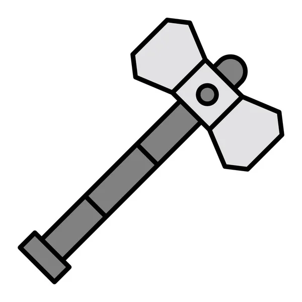 Hammer Vector Glyph Icon Design — Stock Vector