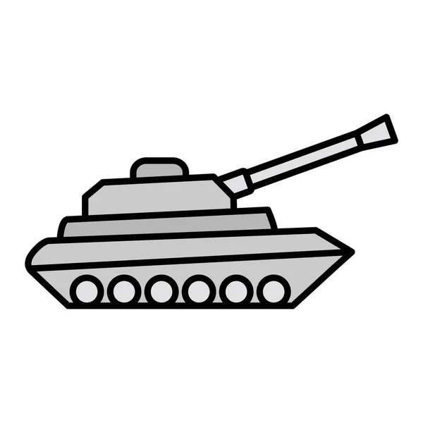 Tank Vector Glyph Icon Design — Stockvektor