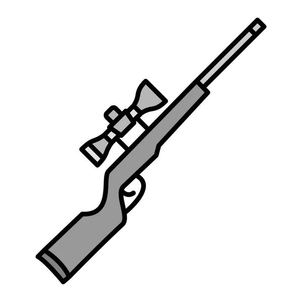 Vector Illustration Sniper Icon — Vettoriale Stock