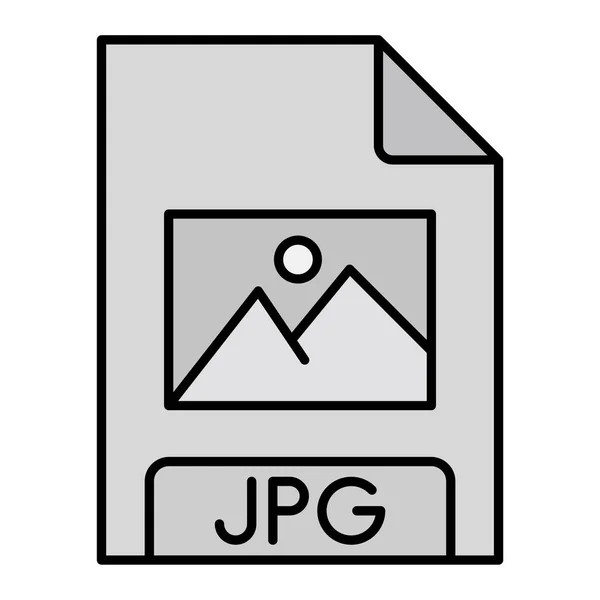 Jpg文件格式图标 矢量说明 — 图库矢量图片