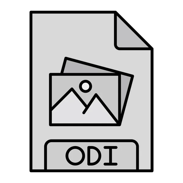 Vector Illustration Single Icon Odi — ストックベクタ