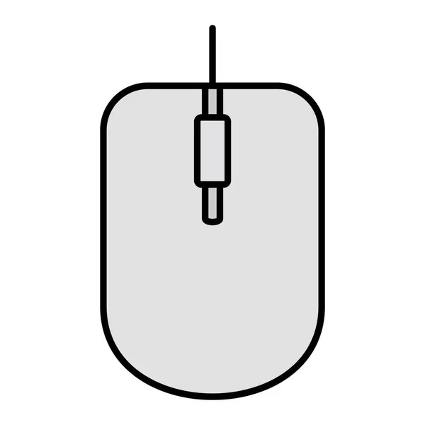 Vektorová Ilustrace Ikony Myši — Stockový vektor