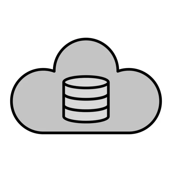 Cloud Backup Einfaches Design — Stockvektor