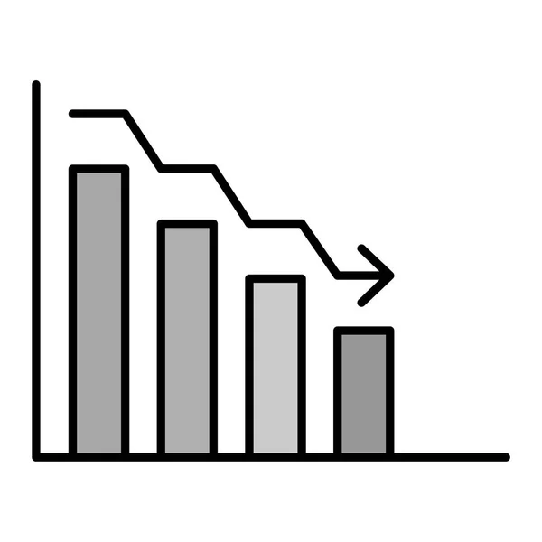 Grafico Icona Vettoriale Illustrazione — Vettoriale Stock