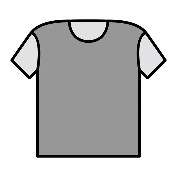 Camiseta Icono Vector Ilustración — Vector de stock