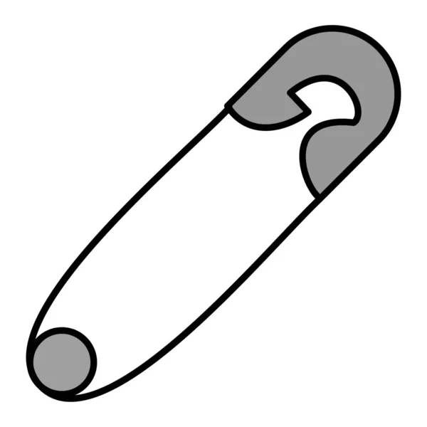 Illustration Vectorielle Une Seule Icône Broche Isolée — Image vectorielle