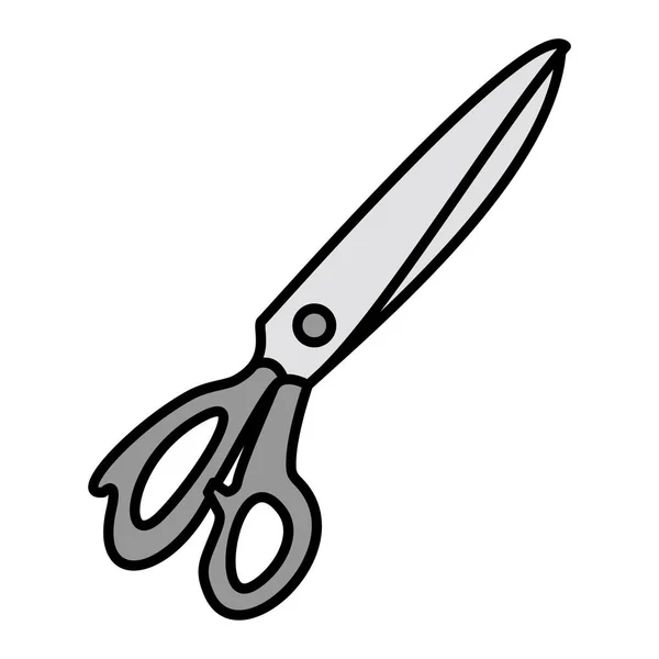 Vector Illustration Scissors — Stock Vector