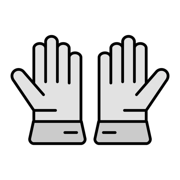 Значок Перчатки Рисунок Вектора Перчаток Изолированный Символ — стоковый вектор