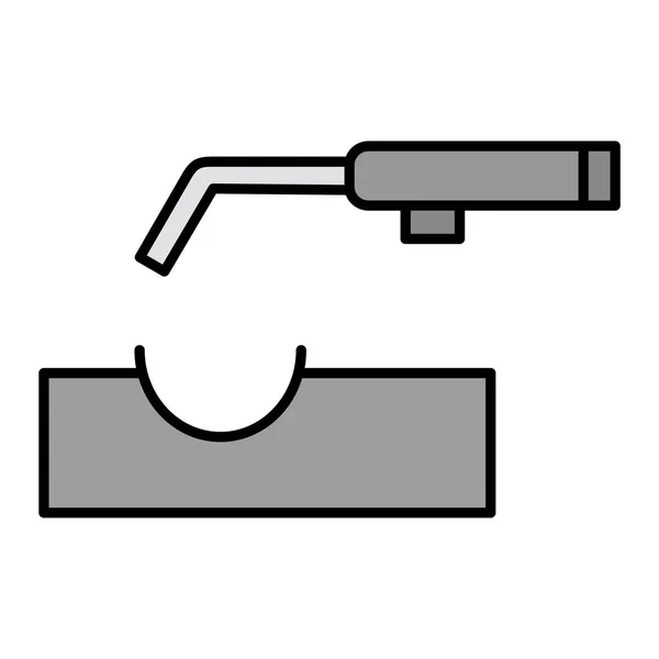 ドリルアイコンのベクトル図 — ストックベクタ