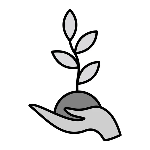 Icono Planta Vector Ilustración — Vector de stock
