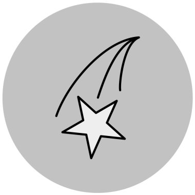 yıldız simgesi, vektör çizimi