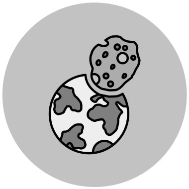 Dünya gezegeni. Basit resimleme