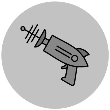 uydu simgesi vektör illüstrasyonu