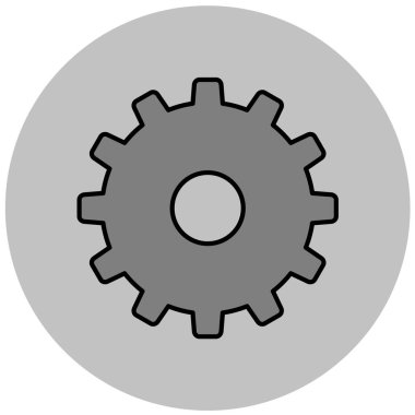 Teçhizat Web simgesi basit illüstrasyon