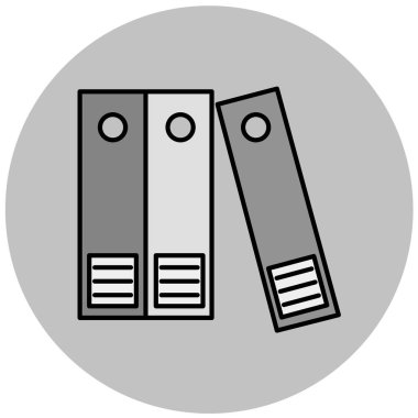 dosya dizinleri simgesi, vektör illüstrasyonu