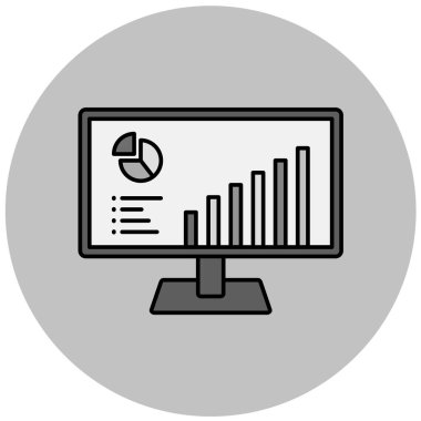 seo modern simgesinin vektör illüstrasyonu