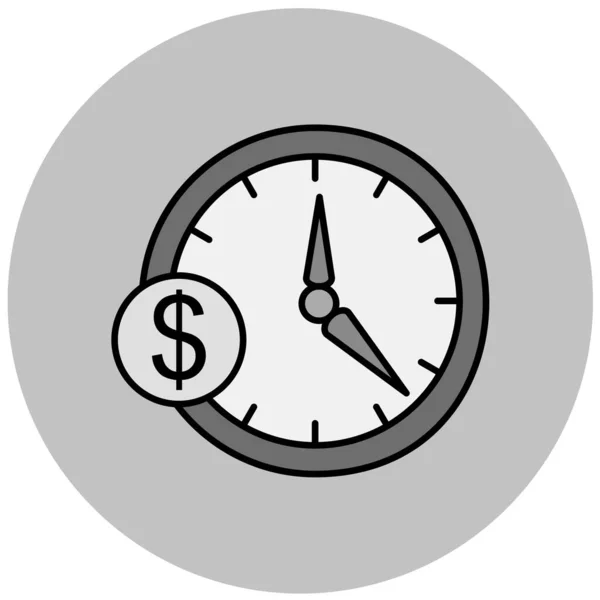Zeitmanagement Icon Vektor Illustration — Stockvektor