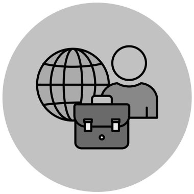 iş ve finans simgesi, vektör illüstrasyonu