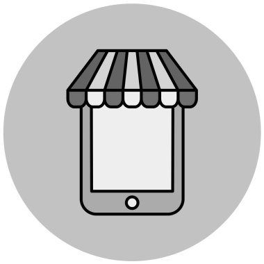 İnternetten alışveriş. Basit tasarım