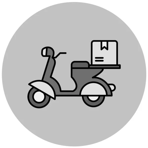 Lieferwagen Ikone Einfache Illustration Von Fastfood Vektorsymbolen Für Das Web — Stockvektor