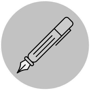 kalem simgesi vektör illüstrasyonu