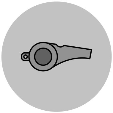 ıslık simgesi vektör illüstrasyonu