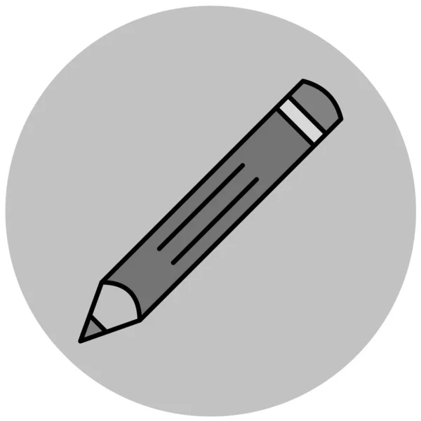 Ikona Ołówka Ilustracja Wektora — Wektor stockowy