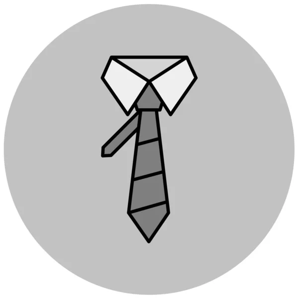 Ikona Krawata Ilustracja Wektora — Wektor stockowy