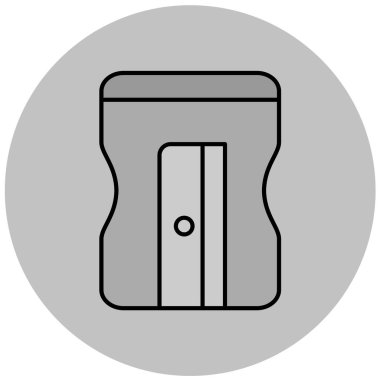 Kalem tıraşı, web simgesi basit illüstrasyon