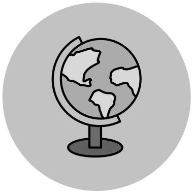 Küresel simge vektör illüstrasyonu