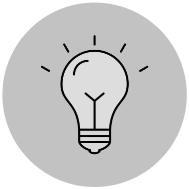 ampul. vektör çizim