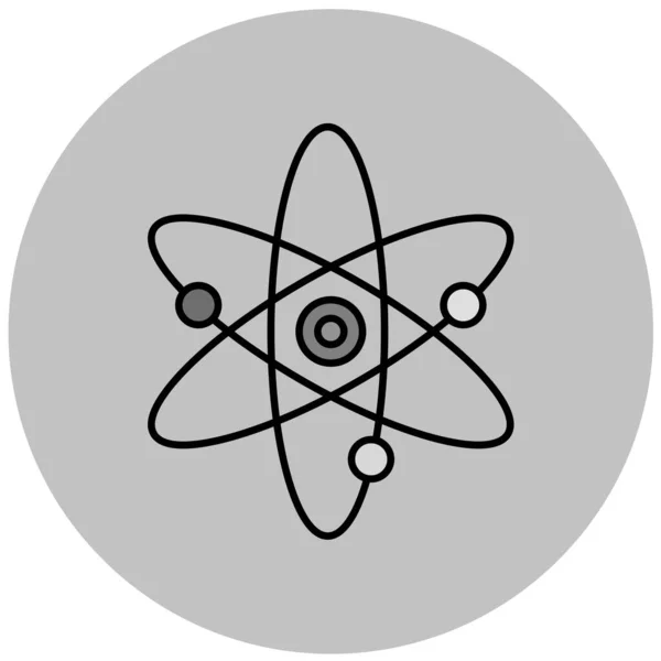 Atom Icon Vector Illustration — Stock Vector