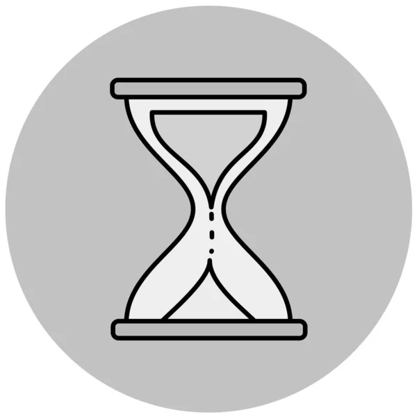 Icône Horloge Sable Illustration Simple Des Icônes Vectorielles Sablier Pour — Image vectorielle