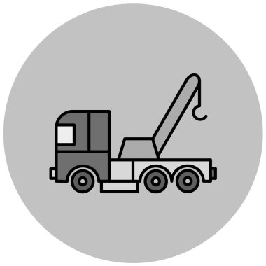 Modern oto tamir simgesinin vektör illüstrasyonu