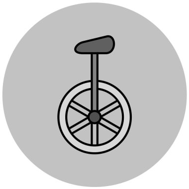 bisiklet ikonu vektör illüstrasyonu